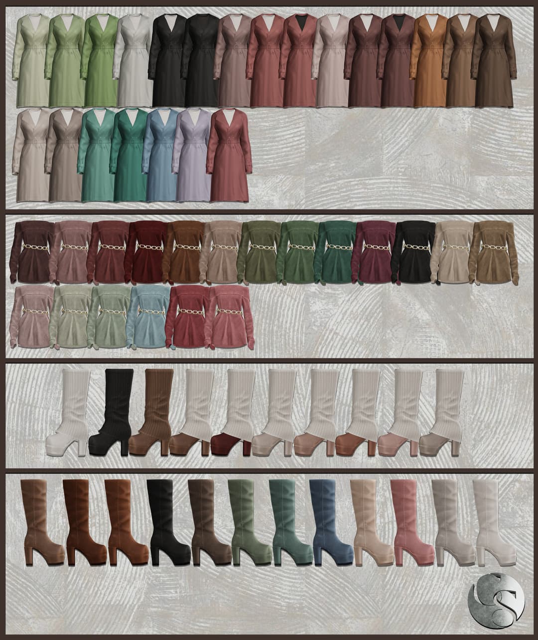 Галерея мода Коллекция осенней одежды Falling Leaves Collection #2